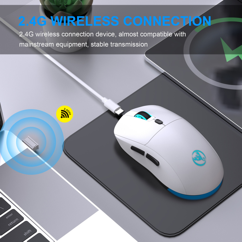 T20 Wireless Mouse 4800dpi Rechargeable 6 keys